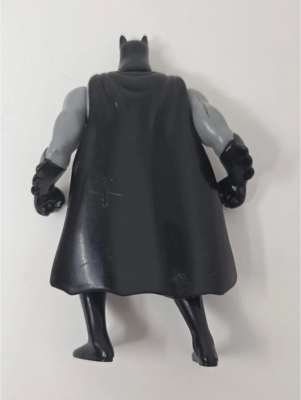 1993 McDonalds DC Comics Batman Gray Suit Black Cape Toy Figure
